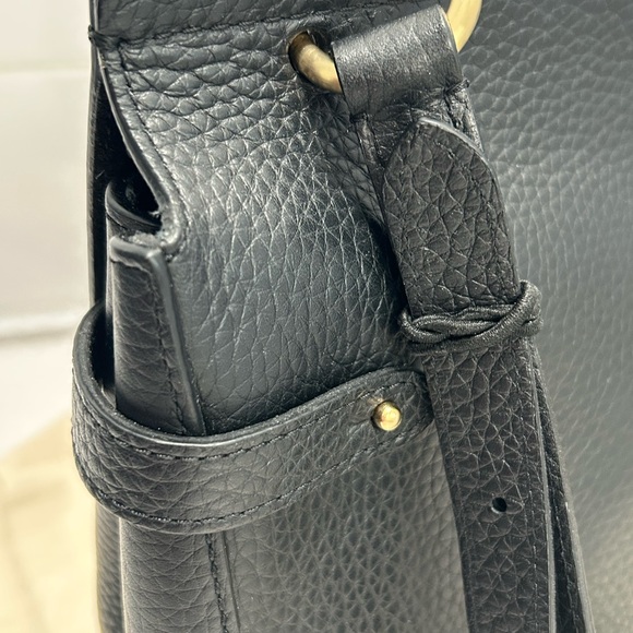 Mulberry Amberly Medium Satchel Black w/Gold Hardware EUC - Picture 11 of 15